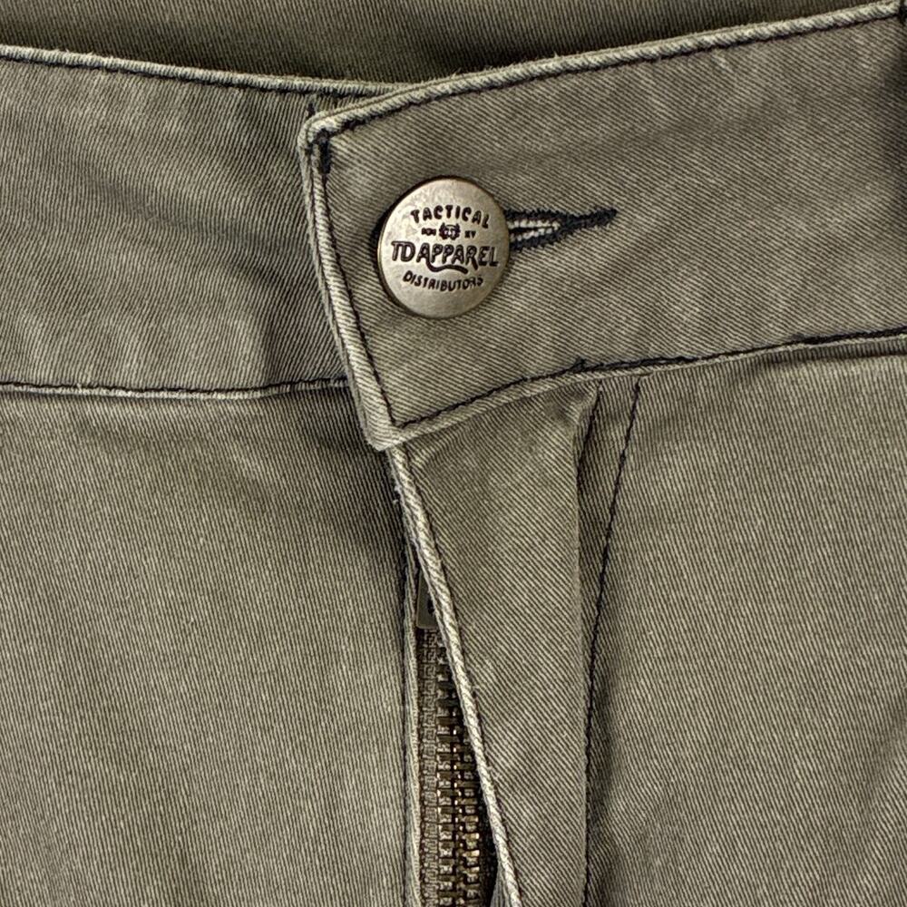 TD Apparel Pants Men 36x30 Gray Carlos Ray Tactical Stretch Workwear EDC Utility - Picture 8 of 15